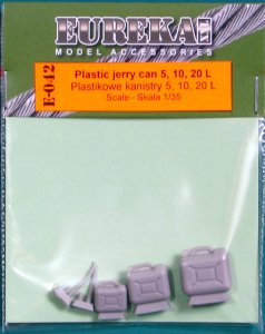 EUREKA XXL E-042 - 1:35 Plastikowe kanistry 5, 10 i 20L