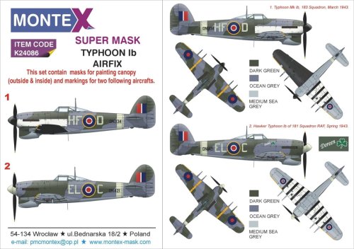 Przejdź do produktu MONTEX K24086 - 1:24 Typhoon Mk.Ib Car Door