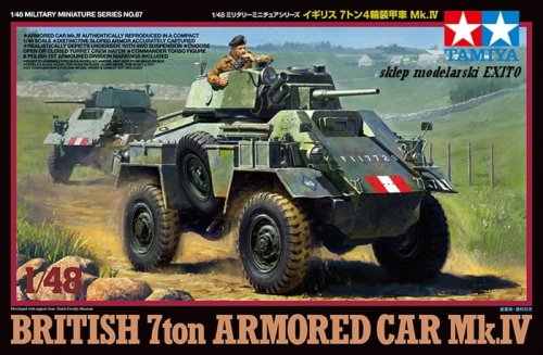 Przejdź do produktu TAMIYA 32587 - 1:48 British 7ton Armored Car Mk.IV
