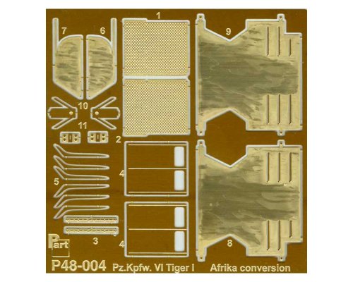 Przejdź do produktu PART P48004 - 1:48 Tiger I Afrika Korps conversion