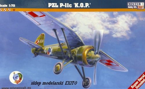 Przejdź do produktu MISTERCRAFT B08 - 1:72 PZL P.11c K.O.P.