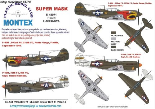 Przejdź do produktu MONTEX K48071 - 1:48 P-40 N