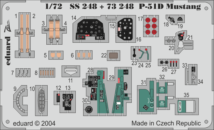 Przejdź do produktu EDUARD SS248 - 1:72 P-51D
