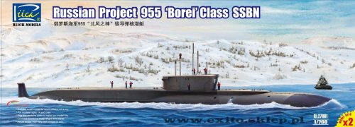 Przejdź do produktu RIICH MODELS 27001 - 1:700 Russian Project 955 Borei Class SSBN