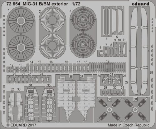 Przejdź do produktu EDUARD 72654 - 1:72 MiG-31B/BM