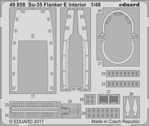 Przejdź do produktu EDUARD 49858 - 1:48 Su-35 Flanker E interior