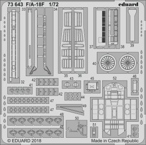 EDUARD 73643 - 1:72 F/A-18F