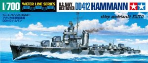 TAMIYA 31911 - 1:700 US Navy Destroyer DD412 Hammann
