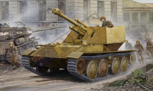 Przejdź do produktu TRUMPETER 01586 - 1:35 Krupp/Ardelt Waffentrager 105mm leFH-18