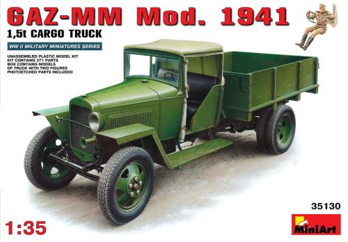 Przejdź do produktu MINIART 35130 - 1:35 GAZ-MM Mod.1941 Cargo Truck