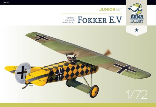 Przejdź do produktu ARMA HOBBY 70013 - 1:72 Fokker E.V Junior Set