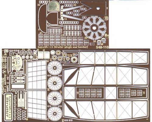 Przejdź do produktu PART S48110 - 1:48 Sopwith 1 1/2 Strutter (one seat)
