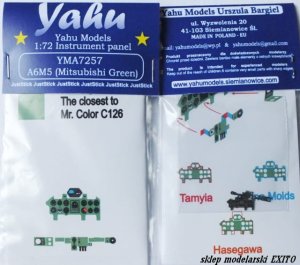 YAHU YMA7257 - 1:72 A6M5 Zero tablica przyrządów