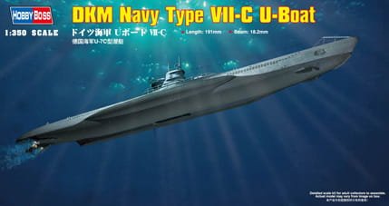 Przejdź do produktu HOBBY BOSS 83505 - 1:350 German Navy Type VII-C U-Boat