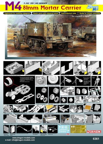 Przejdź do produktu DRAGON 6361 - 1:35 M4 81mm Mortar Carrier