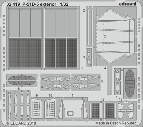 Przejdź do produktu EDUARD 32419 - 1:32 P-51D-5 exterior