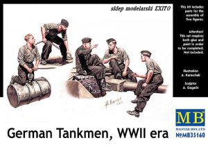 MASTER BOX 35160 - 1:35 German Tankmen WW II era