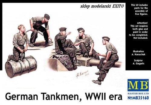 Przejdź do produktu MASTER BOX 35160 - 1:35 German Tankmen WW II era