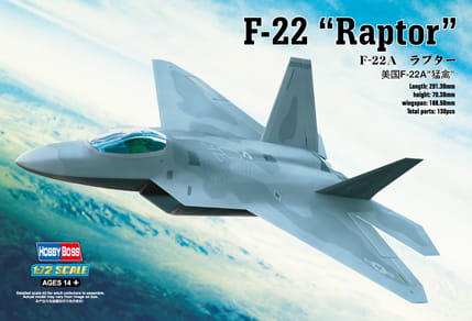 Przejdź do produktu HOBBY BOSS 80210 - 1:72 F-22A Raptor