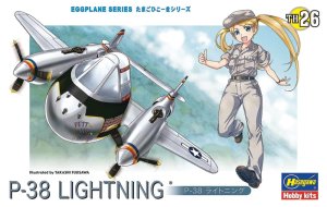 HASEGAWA TH26-60136 Egg Plane P-38 Lightning