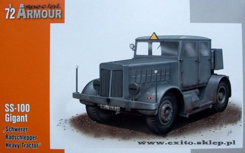 Przejdź do produktu SPECIAL HOBBY A72001 - 1:72 SS-100 Schwerer Radschlepper / Heavy Tractor