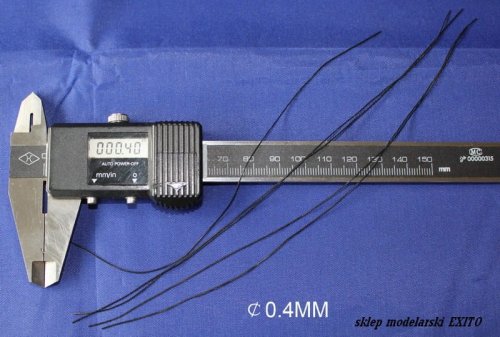Przejdź do produktu RIICH MODELS 30004 - Soft Pipes for Modelling Purpose 0.4 x 200mm x5 per set