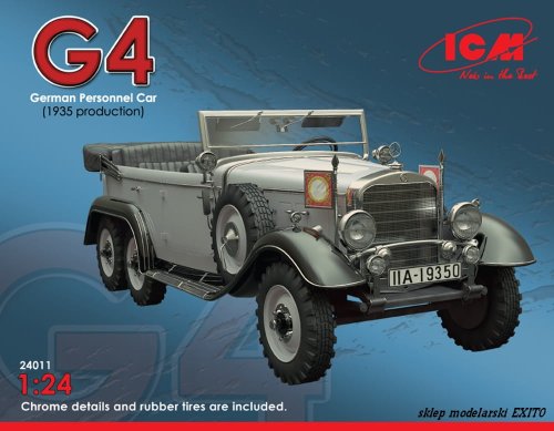Przejdź do produktu ICM 24011 - 1:24 Typ G4 WWII German Personnel Car 1935 production