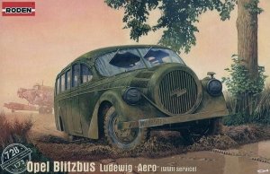 RODEN 728 - 1:72 Opel Blitzbus Ludewig Aero - WWII service