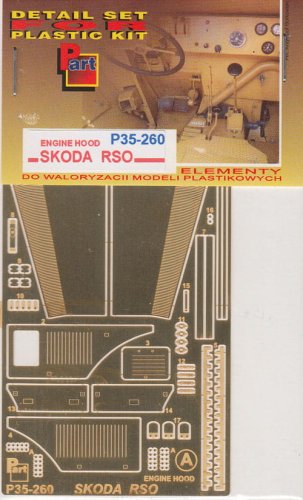 Przejdź do produktu PART P35260 - 1:35 Skoda RSO - Engine hood
