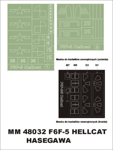 Przejdź do produktu MONTEX MM48032 - 1:48 F6F-5 Hellcat