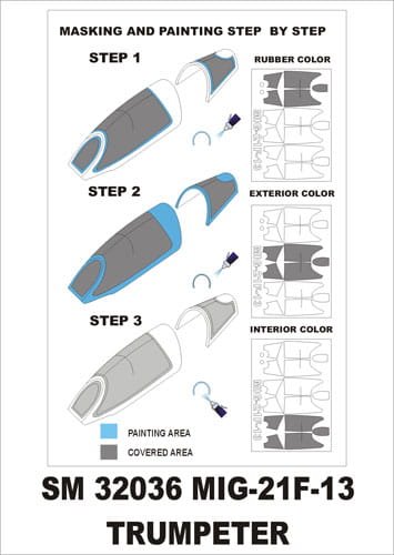 Przejdź do produktu MONTEX SM32036 - 1:32 MiG-21 F13