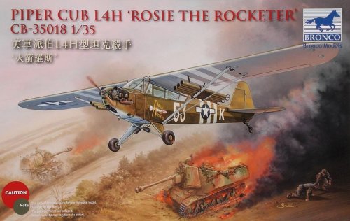 Przejdź do produktu BRONCO CB 35018 - 1:35 Piper Cub L4H Rosie The Rocketeer