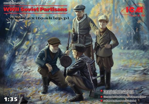 Przejdź do produktu ICM 35631 - 1:35 WWII Soviet Partisans