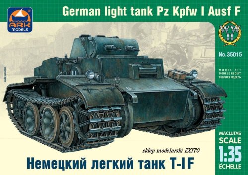 Przejdź do produktu ARK MODELS 35015 - 1:35 German light tank Pz.Kpfw I Ausf F