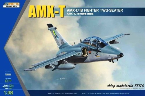 Przejdź do produktu KINETIC 48027 - 1:48 AMX-T/1B Fighter Two-Seater