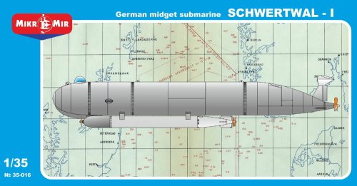 Przejdź do produktu MIKROMIR 35016 - 1:35 Schwertwal-I German midget submarine WWII