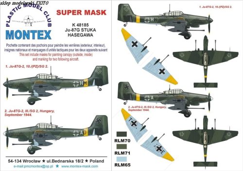 Przejdź do produktu MONTEX K48185 - 1:48 Ju-87G Stuka