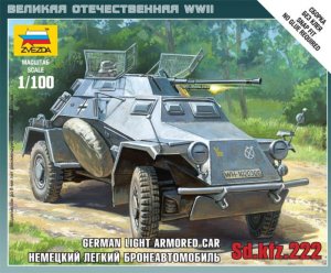 ZVEZDA 6157 - 1:100 Sd.Kfz.222 Armored Car