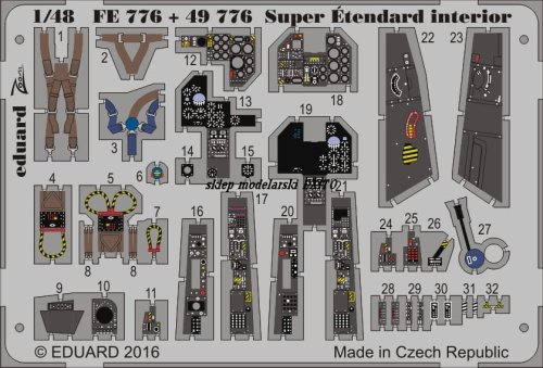 Przejdź do produktu EDUARD FE776 - 1:48 Super Etendard interior