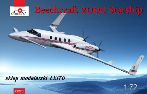 Przejdź do produktu AMODEL 72273 - 1:72 Beechcraft 2000 Starship N641SE