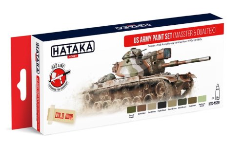 Przejdź do produktu HATAKA AS99 - Zestaw farb US Army Masster&Dualtex