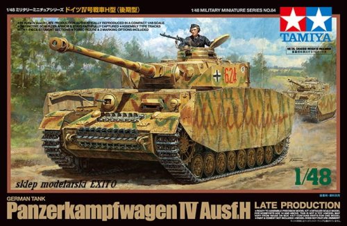 Przejdź do produktu TAMIYA 32584 - 1:48 German Tank Panzerkampfwagen IV Ausf.H Late Production