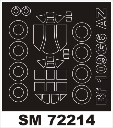 Przejdź do produktu MONTEX SM72214 - 1:72 Messerchmitt Bf 109G-6