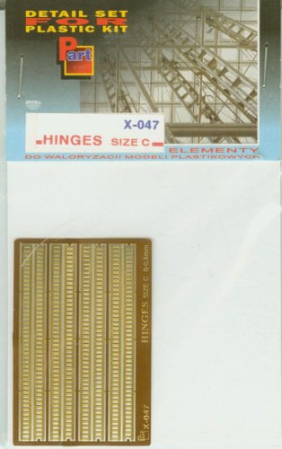 Przejdź do produktu PART X047 -  Hinges (zawiasy) size C 0,5 mm