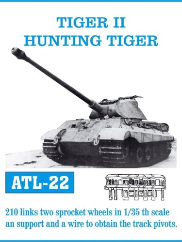 Przejdź do produktu Friulmodel ATL-022 - 1:35 Metalowe gąsienice Tiger II / Hunting Tiger