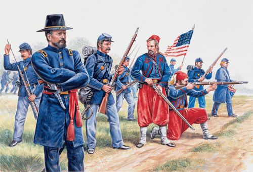 Przejdź do produktu ITALERI 6012 - 1:72 Union Infantry and Zouaves