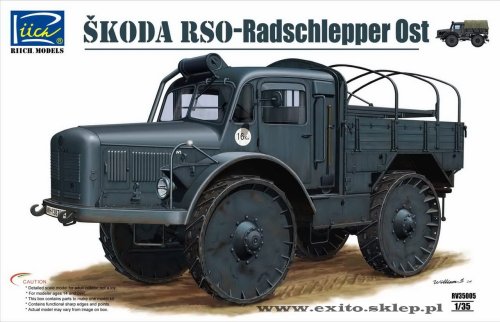 Przejdź do produktu RIICH MODELS 35005 - 1:35 Skoda RSO - Radschlepper Ost