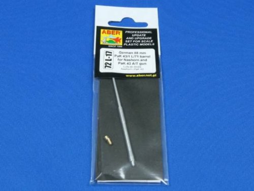 Przejdź do produktu ABER 72L-17  - 1:72 German 88 mm PaK 43/1 L/71 for Nashorn and PaK 43 A/T gun