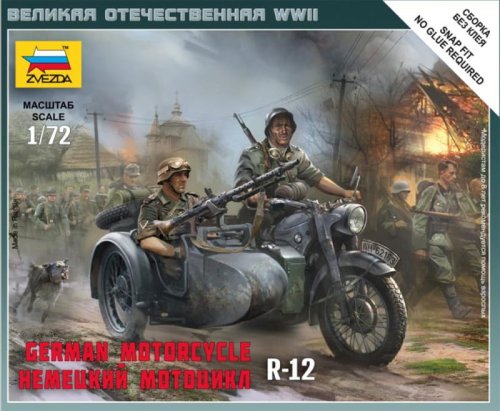 Przejdź do produktu ZVEZDA 6142 - 1:72 German Motorcycle R-12