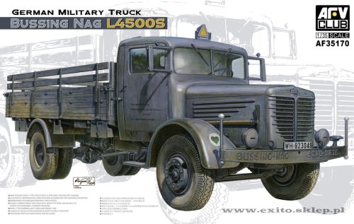 Przejdź do produktu AFV CLUB 35170 - 1:35 Bussing NAG L4500S German Military Truck